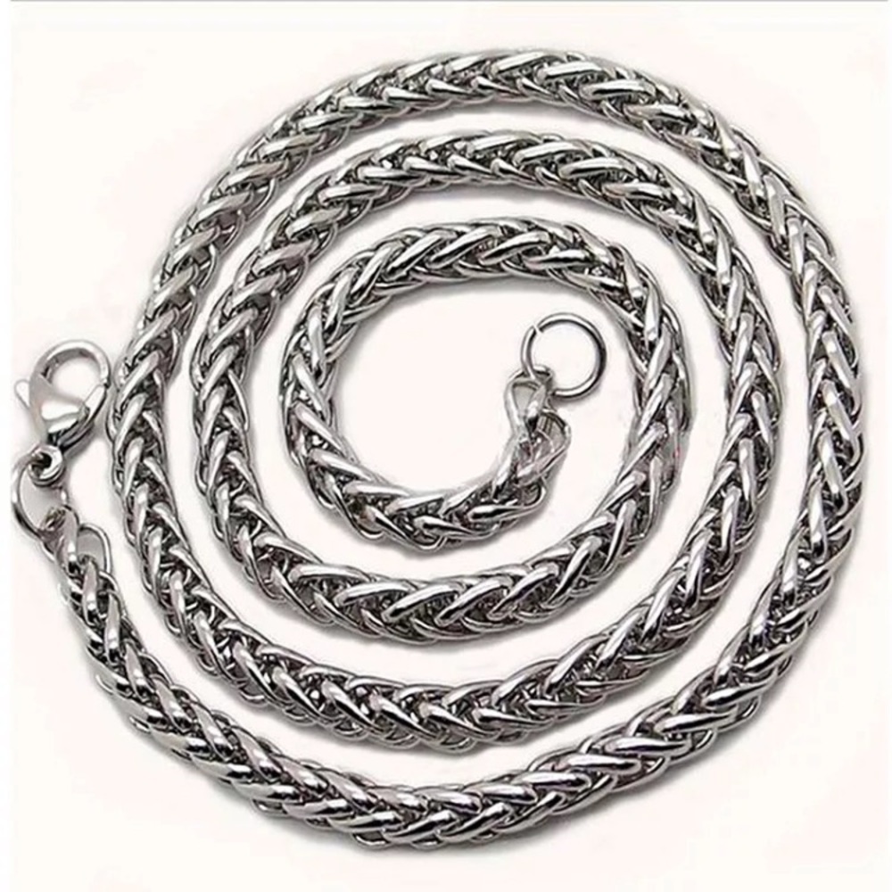 316L Stainless steel chain necklace for men 5MM - Picture 4 of 7